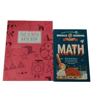 Middle School Math Books Fun Math Bundle‎ of two Books